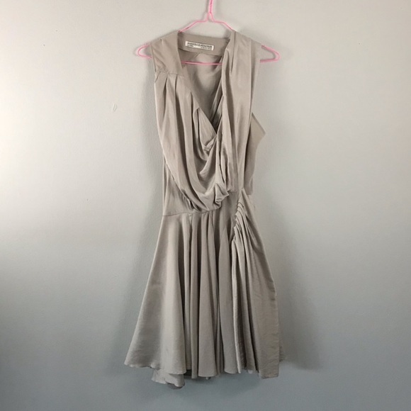All Saints Dresses & Skirts - All Saints | Heather draped asymmetrical mini dress